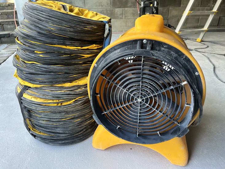 Proff støvavtrekk/bygg ventilasjon, 3900 m3/, danterm bl6800