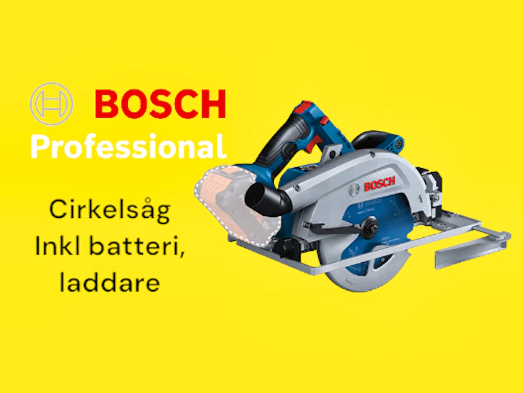 Cirkelsåg 18v batteri bosch proffs