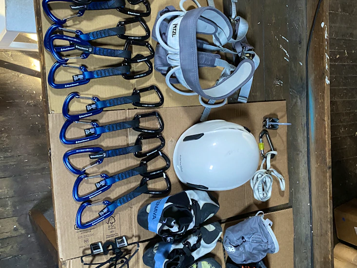 Klatreutstyr for uteklatring! (sport)