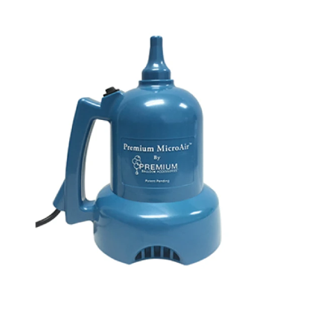 Premium elektrisk ballonpumpe m/"push-down"-dyse