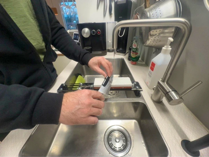 Knivslip | våtslipsanordning för diskho