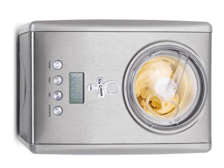 Glassmaskin med kompressor