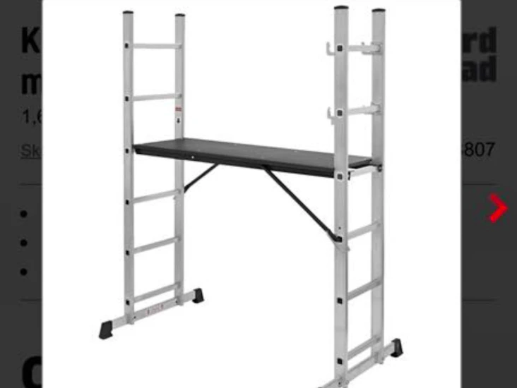 Arbetsplattform & kombinationsstege