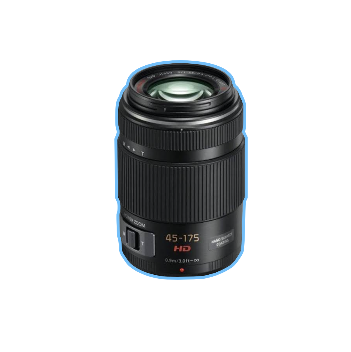Lumix g vario 45-175mm f/4-5.6 pz power zoom m4/3 lens micro four thirds mft
