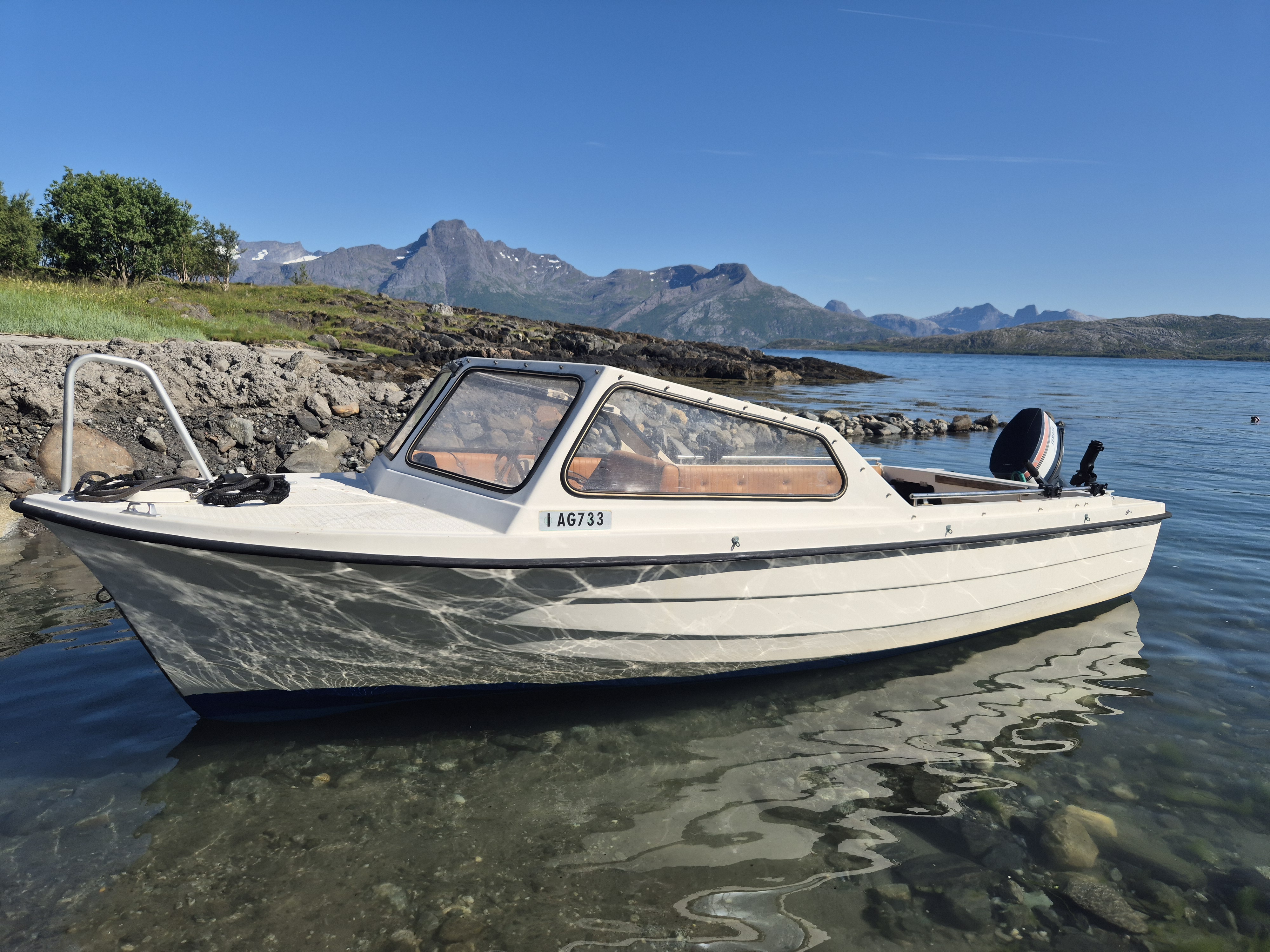 Hansvik 16,5 fot family 25hk leies ut