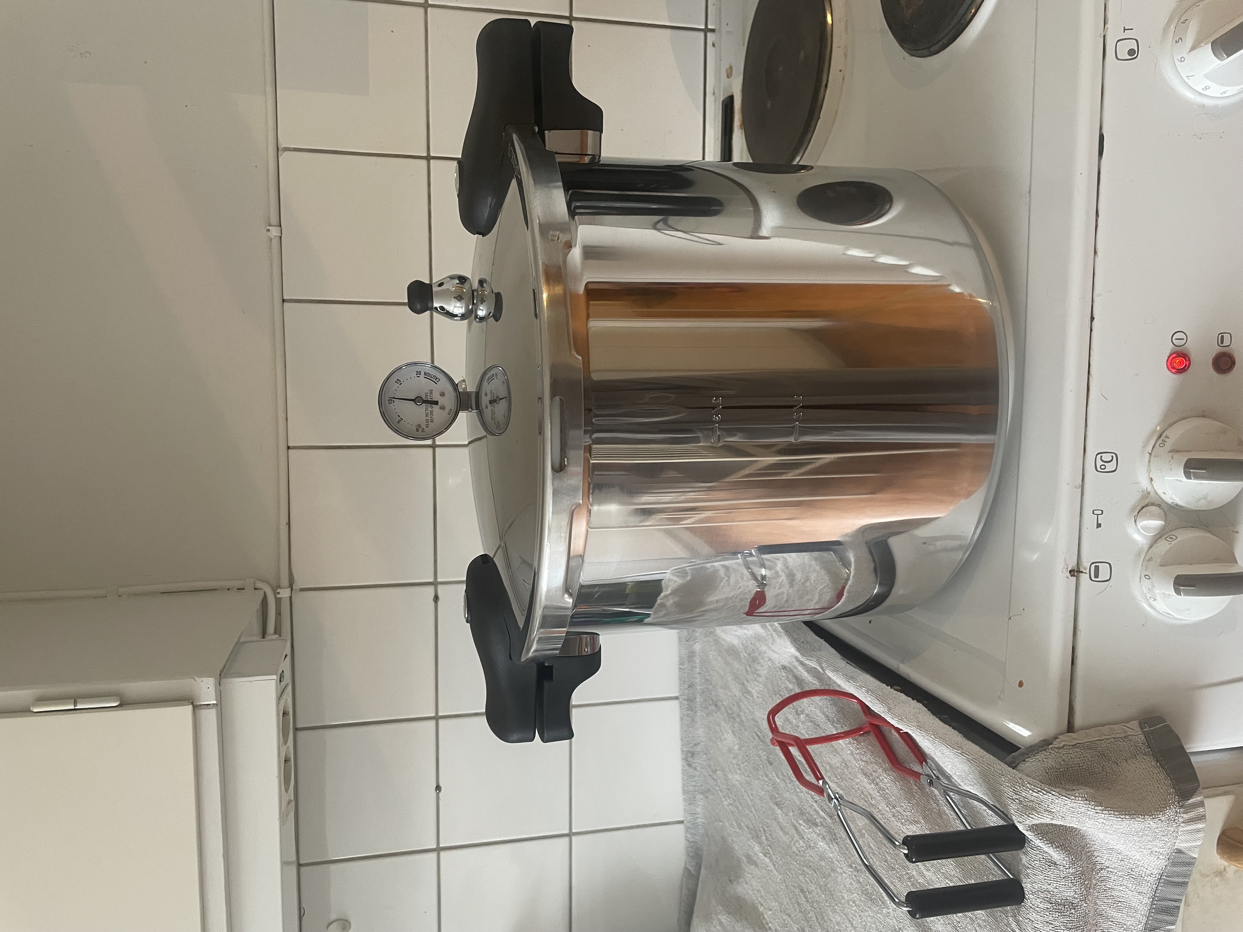 Kastrull för tryckkonservering 