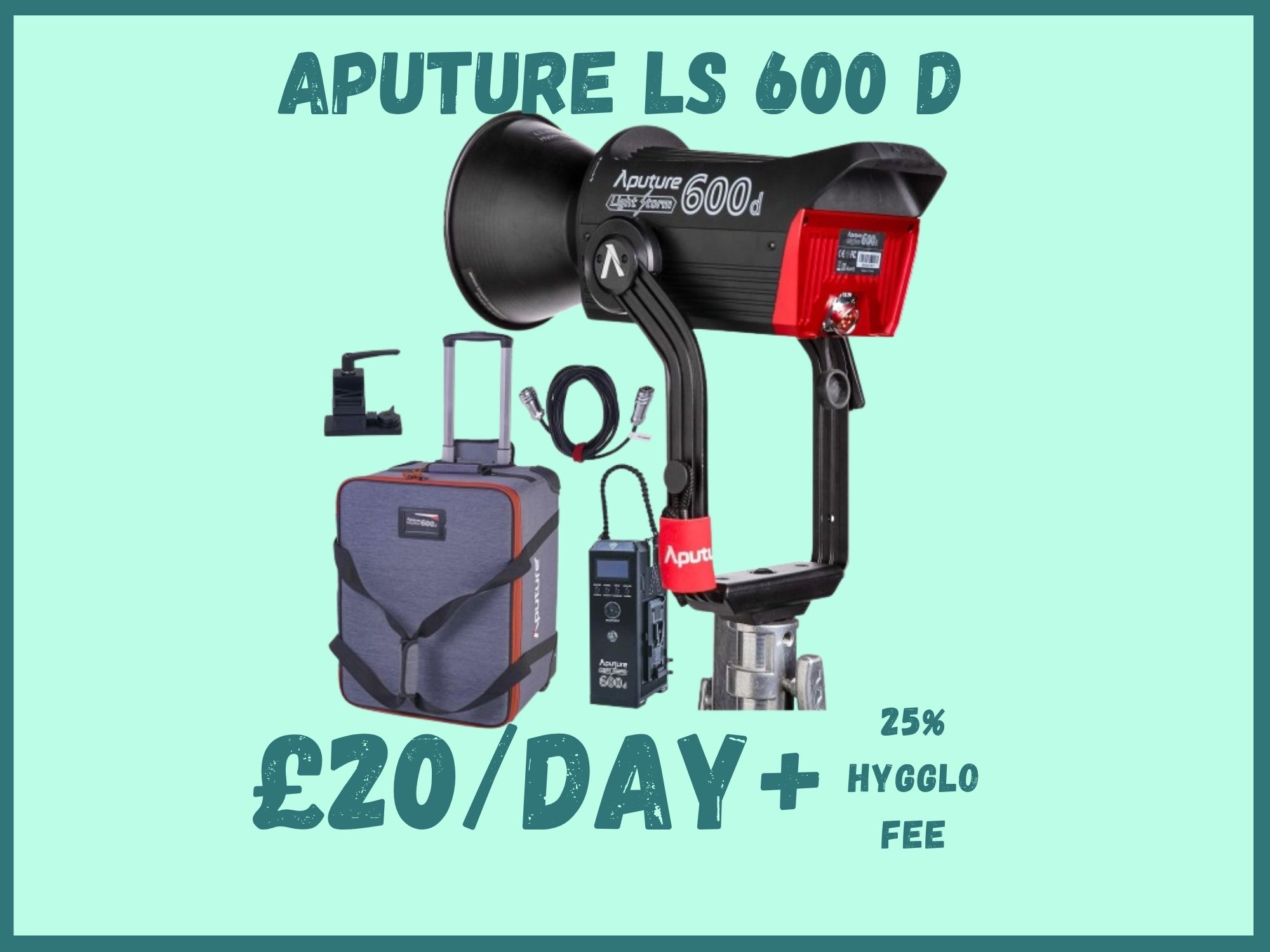 - aputure ls 600d +  hyper reflector
