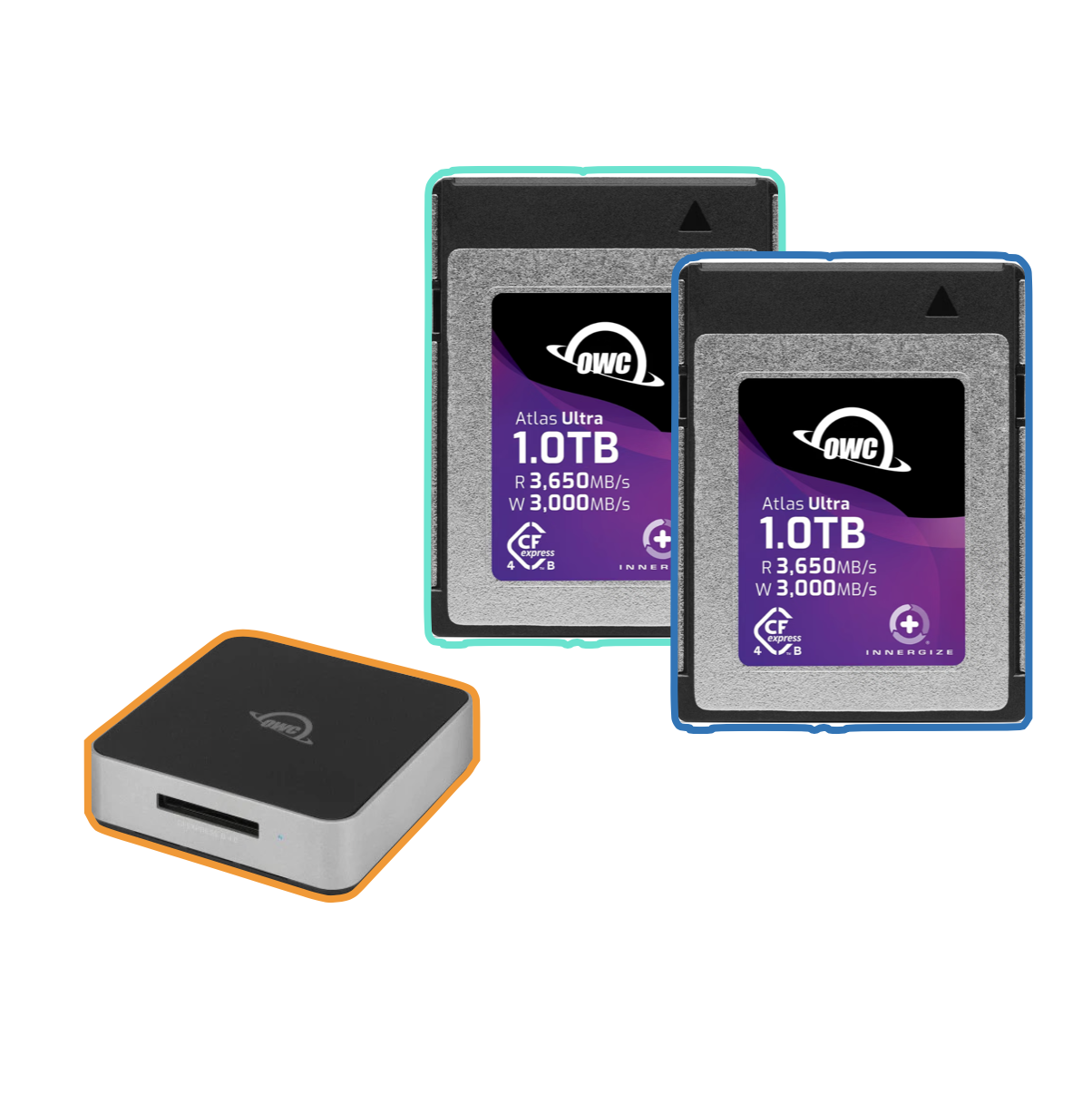 2x cfexpress type b 1tb owc atlas ultra 