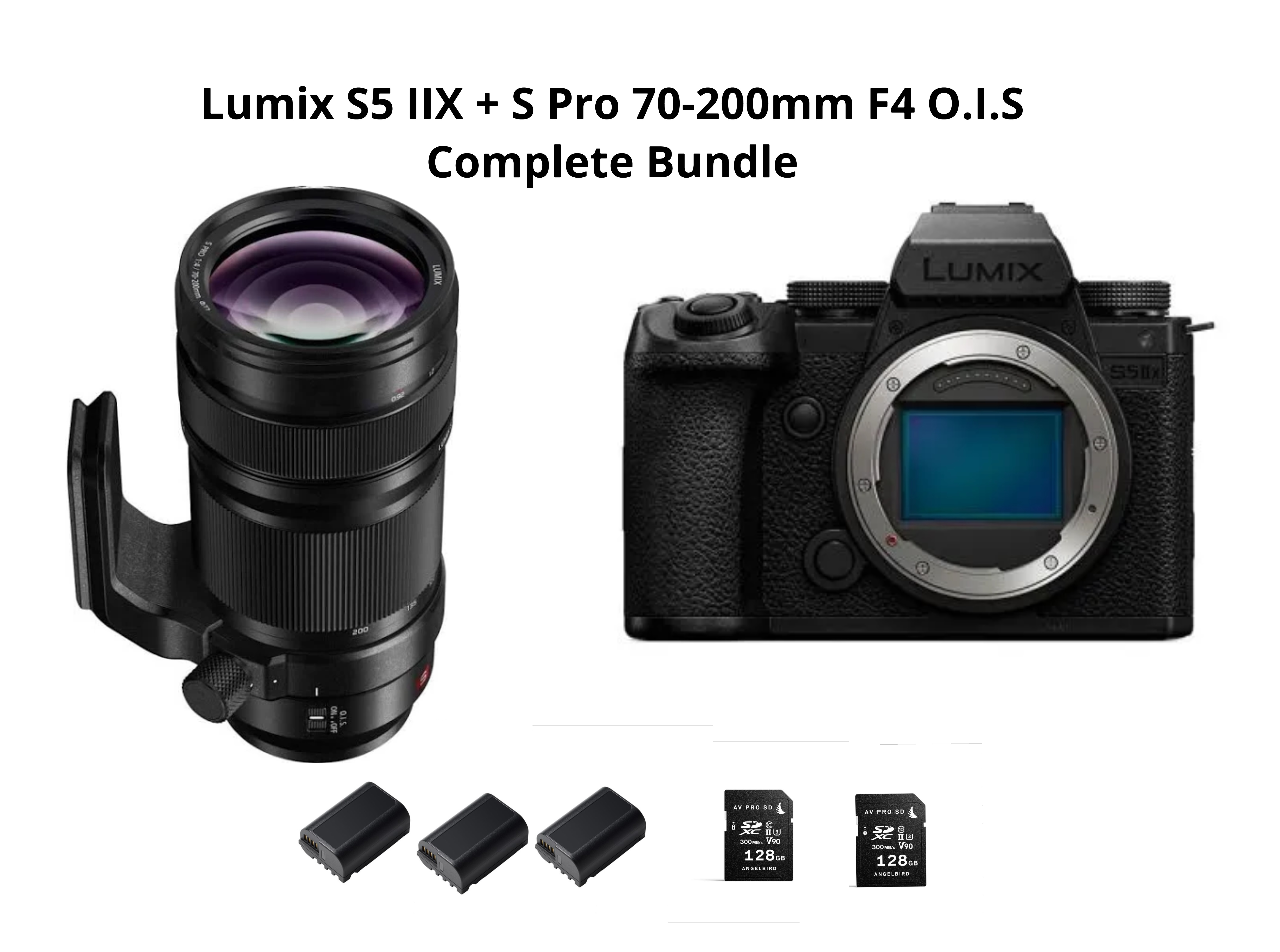 Lumix s5iix + s pro 70–200mm f/4 ( lumix s5 ii )