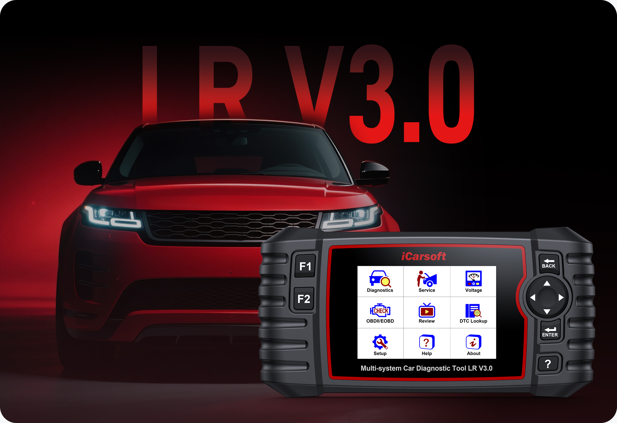 Icarsoft lr v3.0 - range rover - land rover - jaguar diagnostic tool