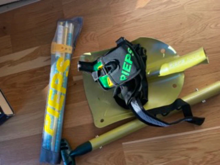 Lavinkit spade, transceiver, lavinsond. pieps