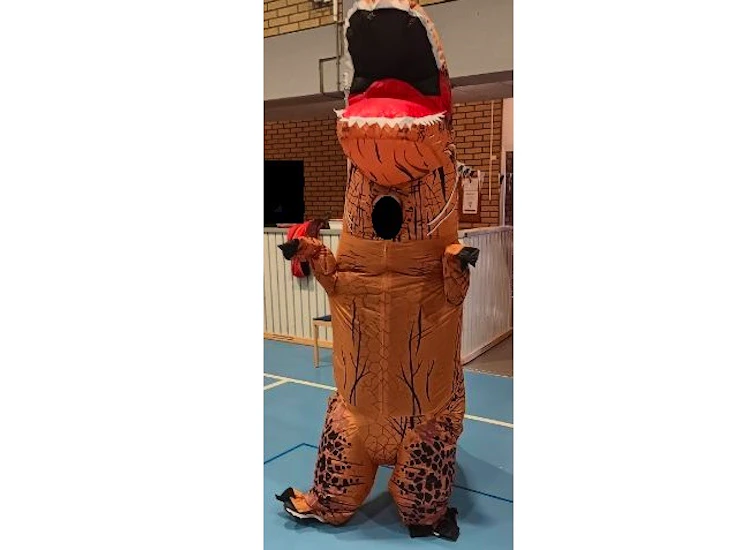 T-rex dinosaurie-dräkt