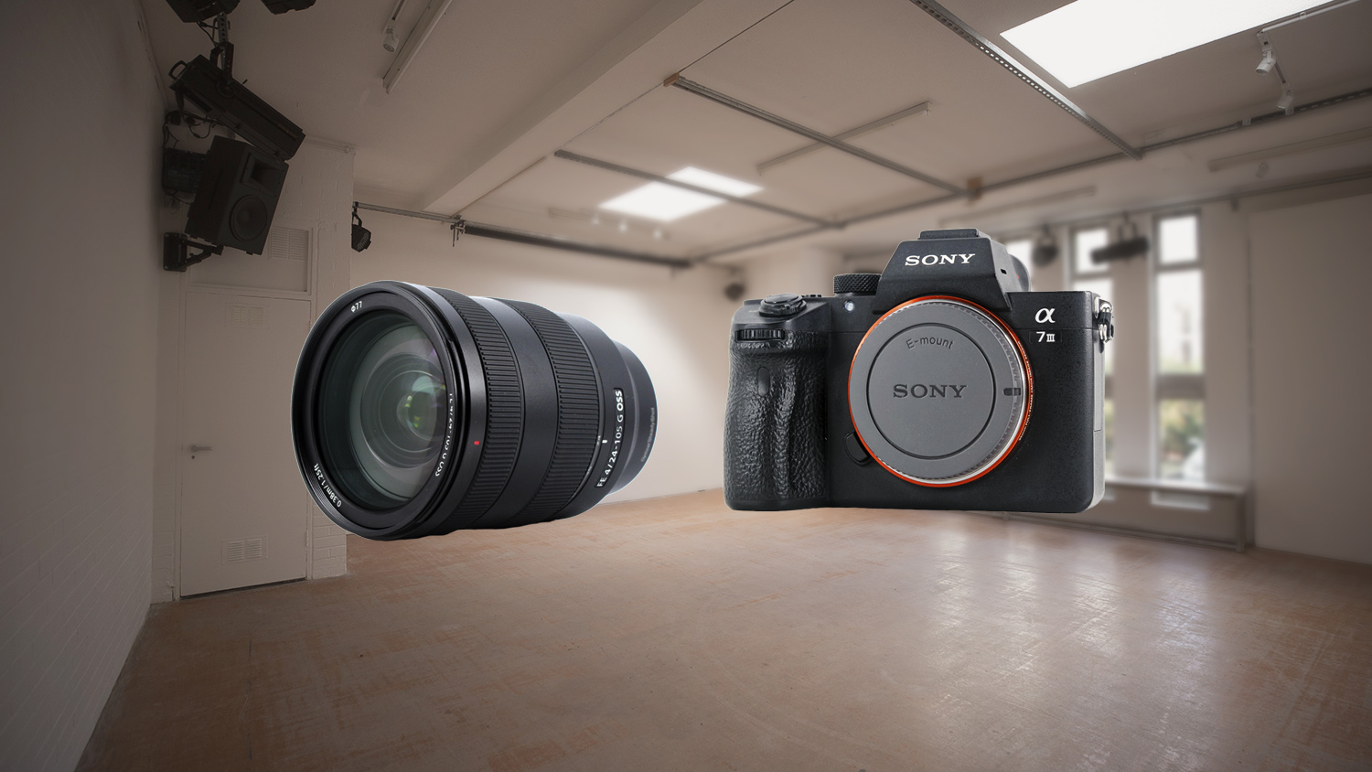 Sony a7iii (a73) camera with sony fe 24-105mm f/4 g lens 