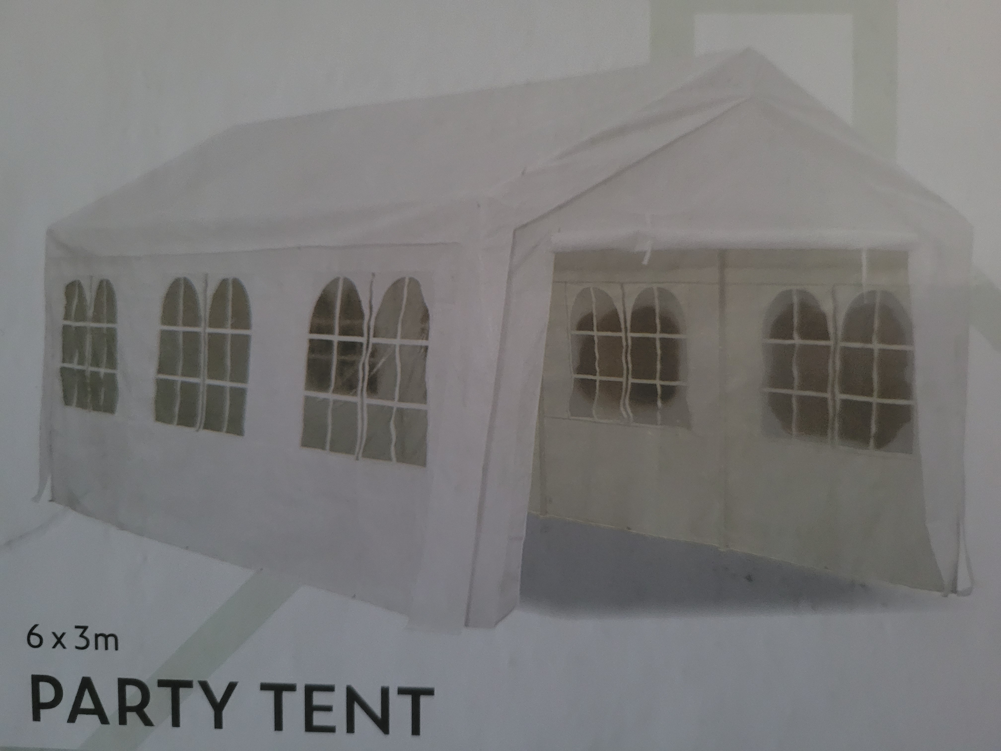 Party tent 6×3 m, helt ny