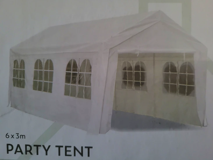 Party tent 6×3 m, helt ny