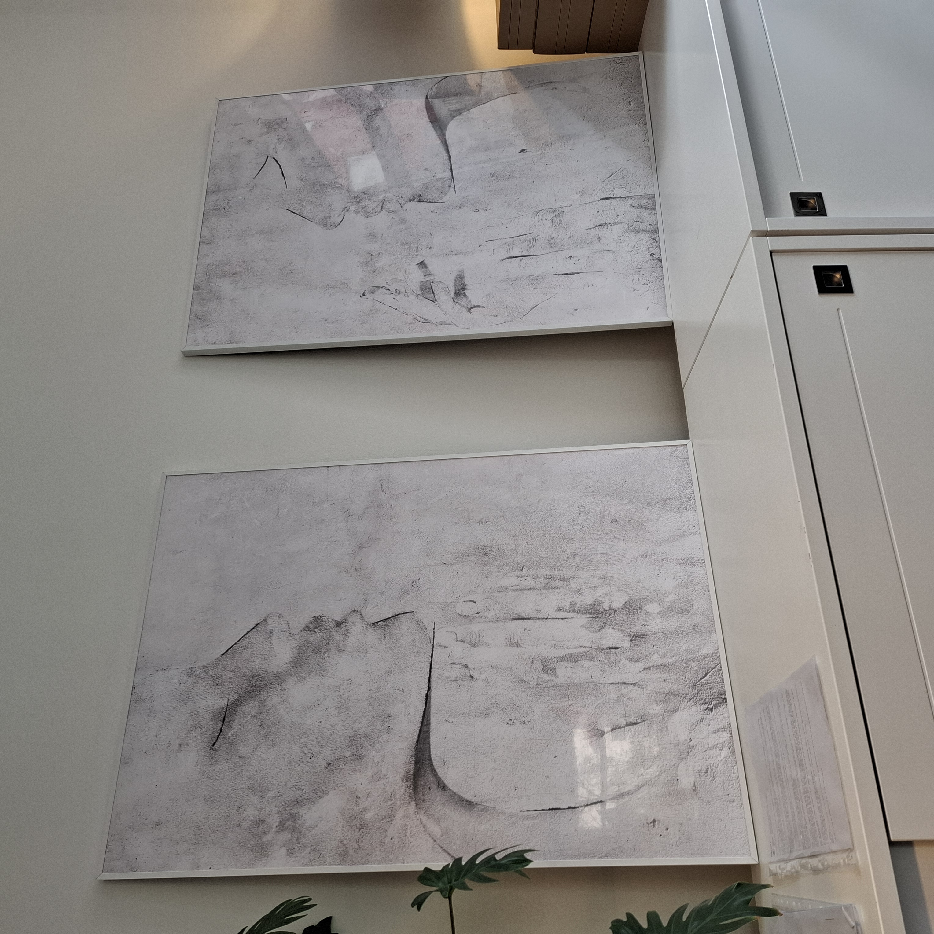 Två tavlor från linnea frank 100x70 cm