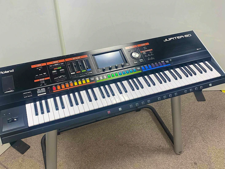 Roland jupiter 80 fantom yamaha motif modx montage juno