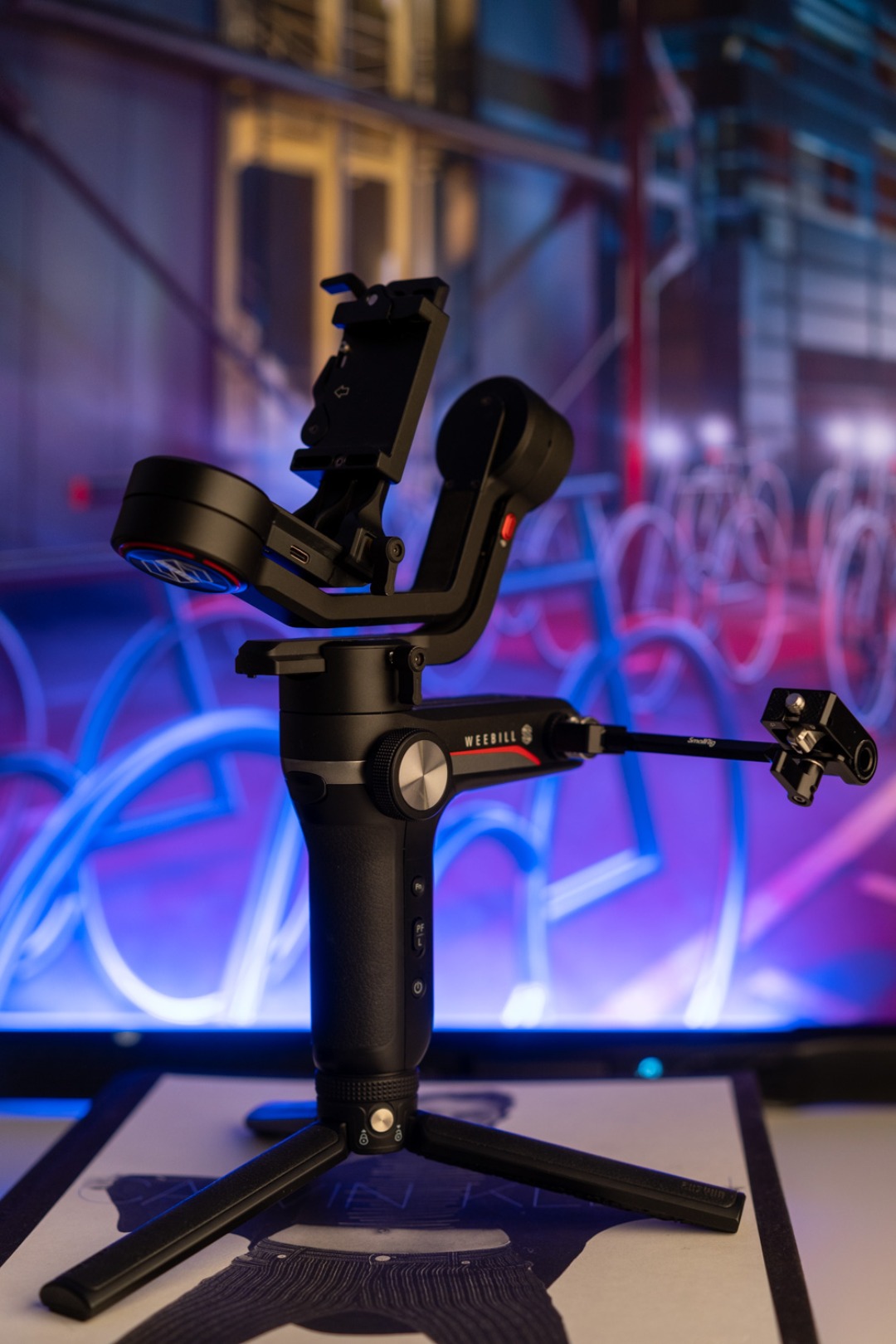 Zhiyun weebill s gimbal med monitor mount