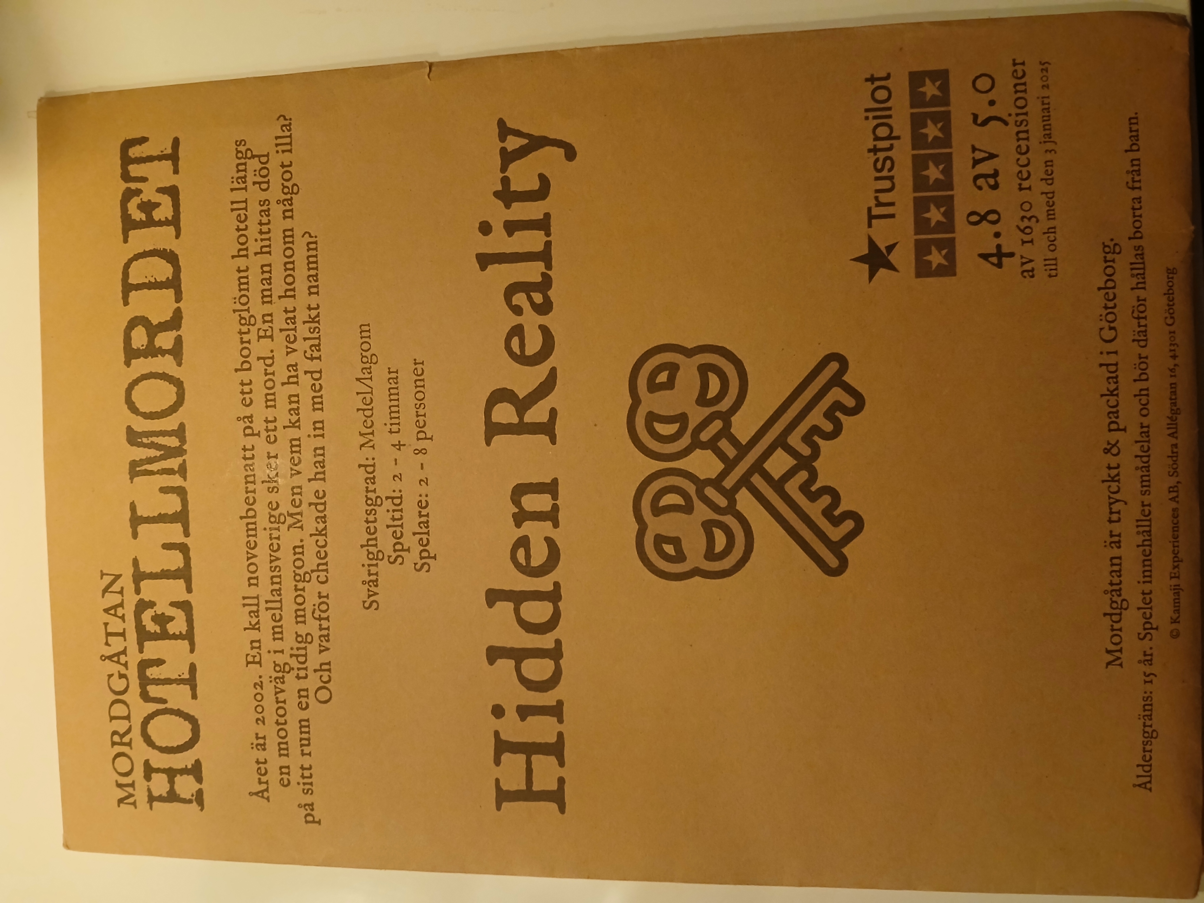 Hidden reality- hotellmordet 