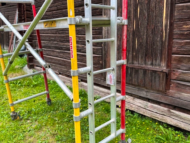 Byggnadsställning zip-up instant snappy