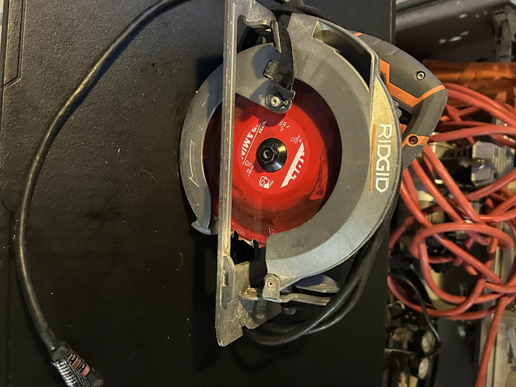 Ridgid corded circular saw