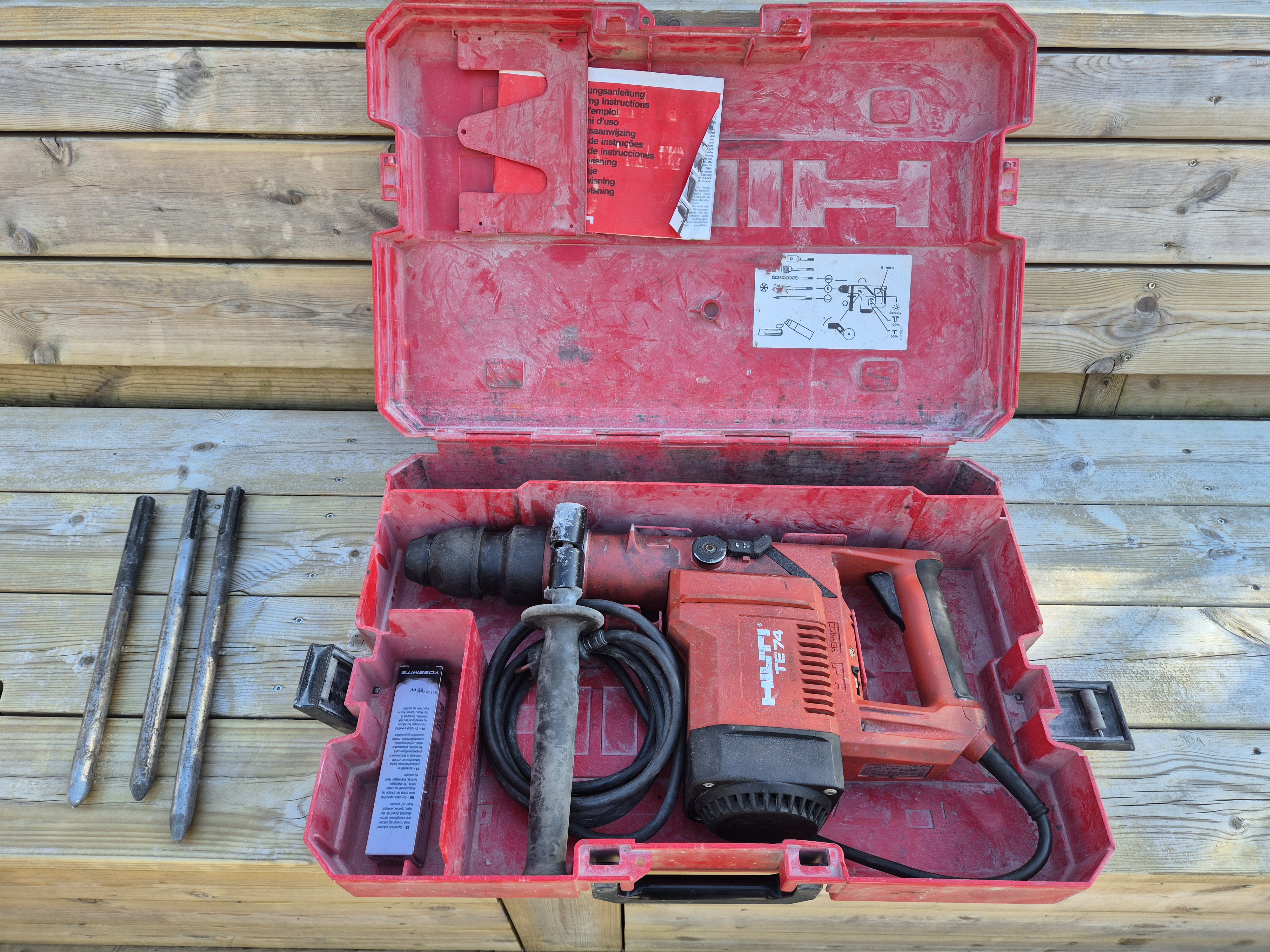 Hilti te74 kombimaskin