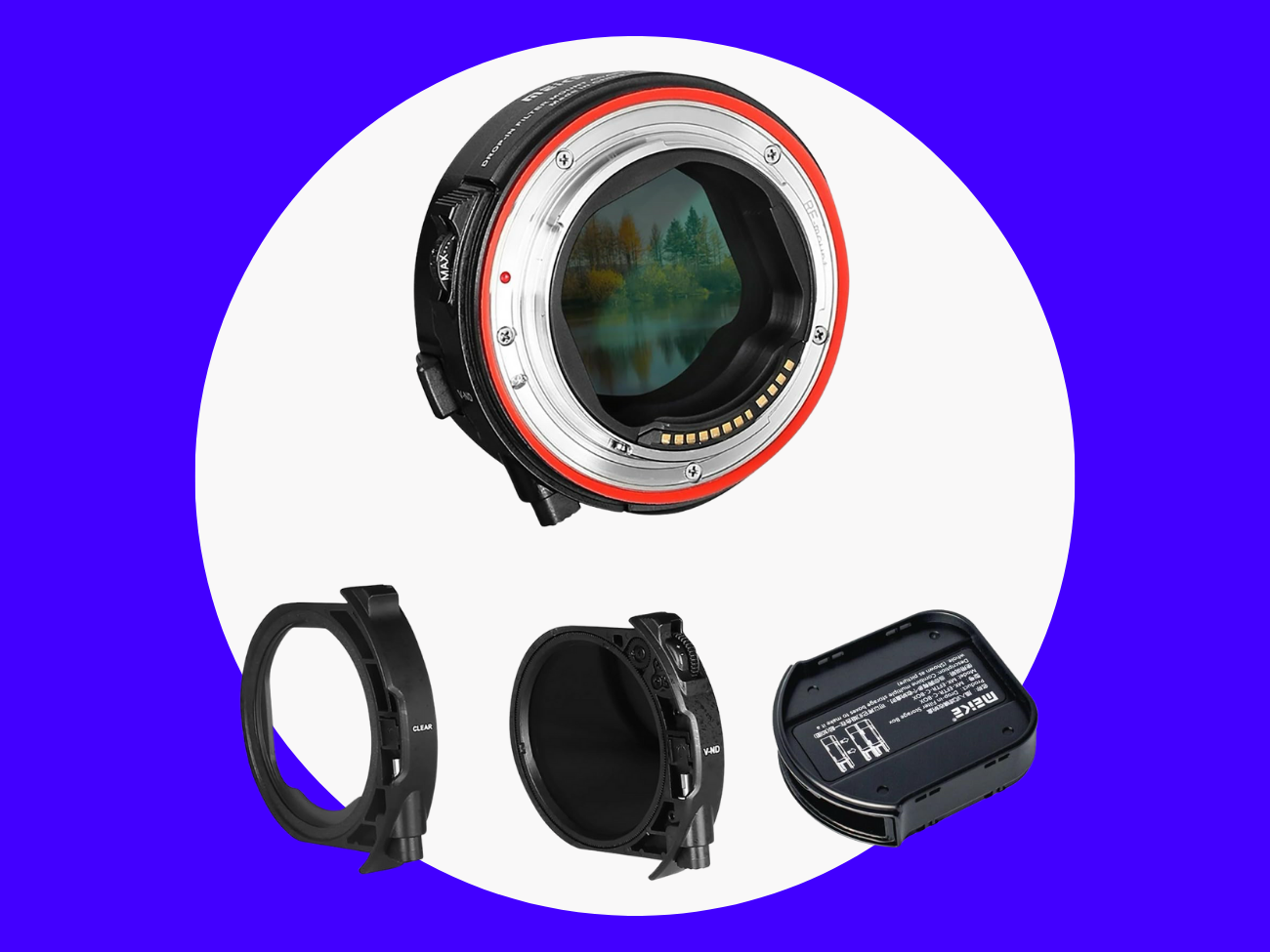 Meike mk-eftr-c ef to rf drop-in variable nd adapter