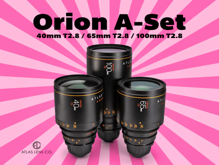 Atlas orion anamorphic lens set ‘a’ (pl mount)