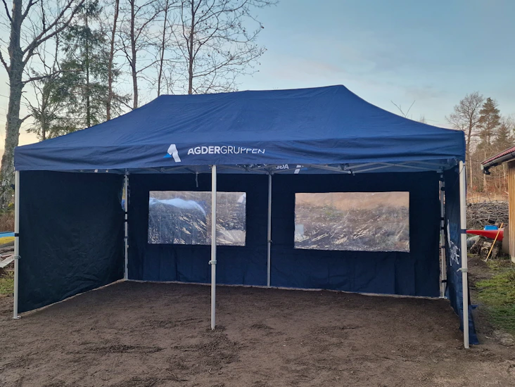 Popup telt 6x3 meter