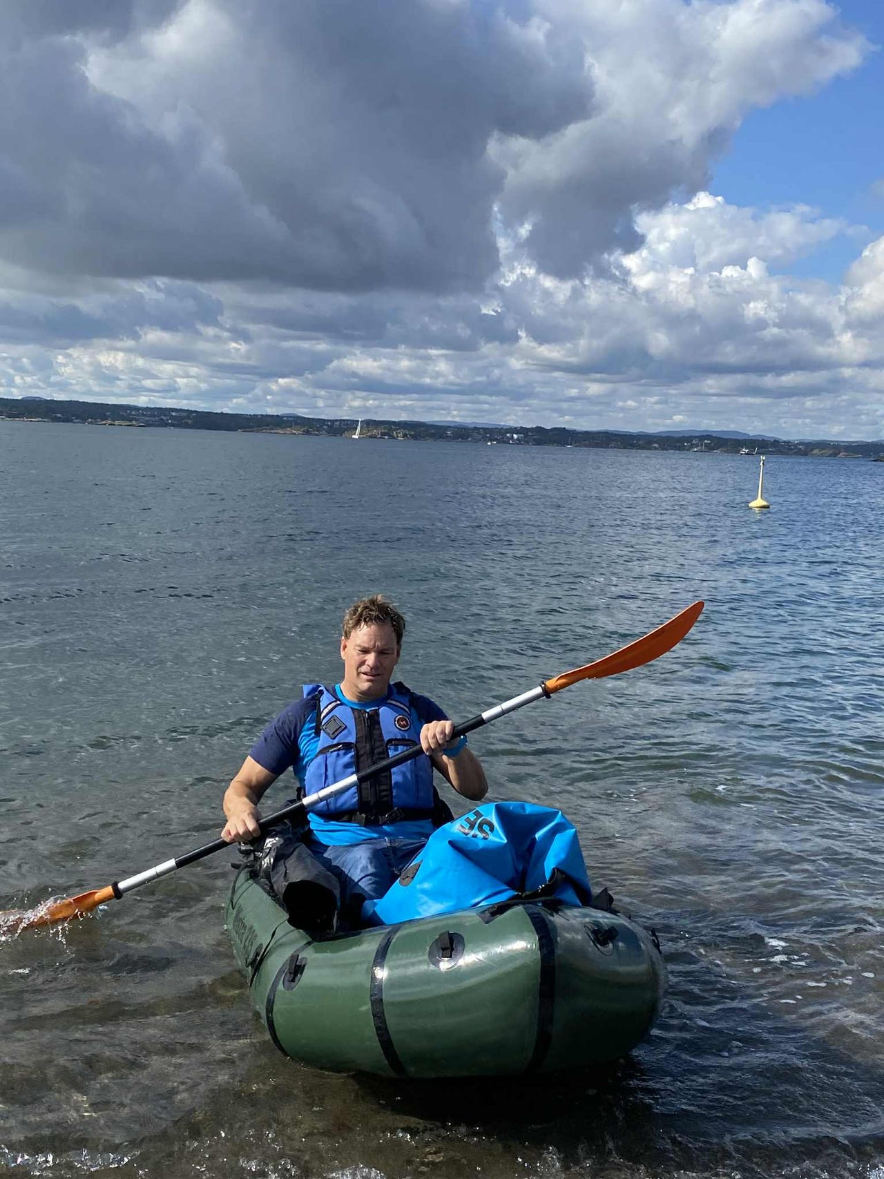 Lars monsen mistra 235 packraft med alt utstyr