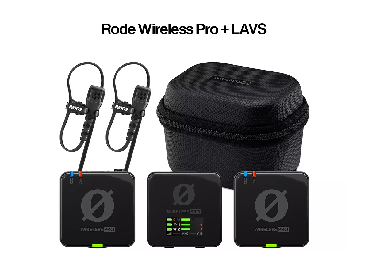 Rode wireless pro + lav set