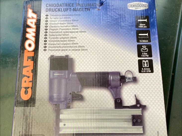 Spikpistol inkl minikompressor