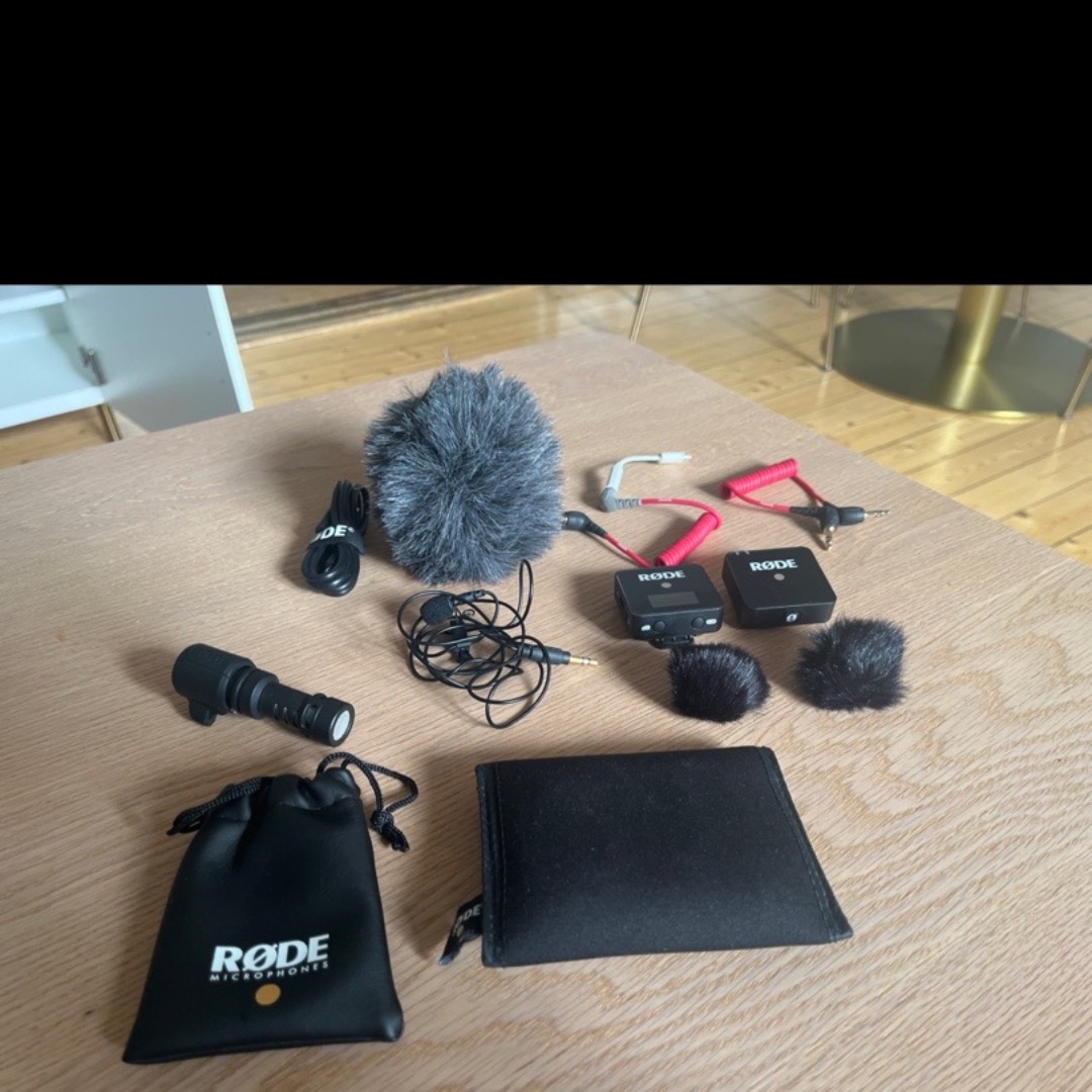 Røde wiresless go / lavalier mic / mic me