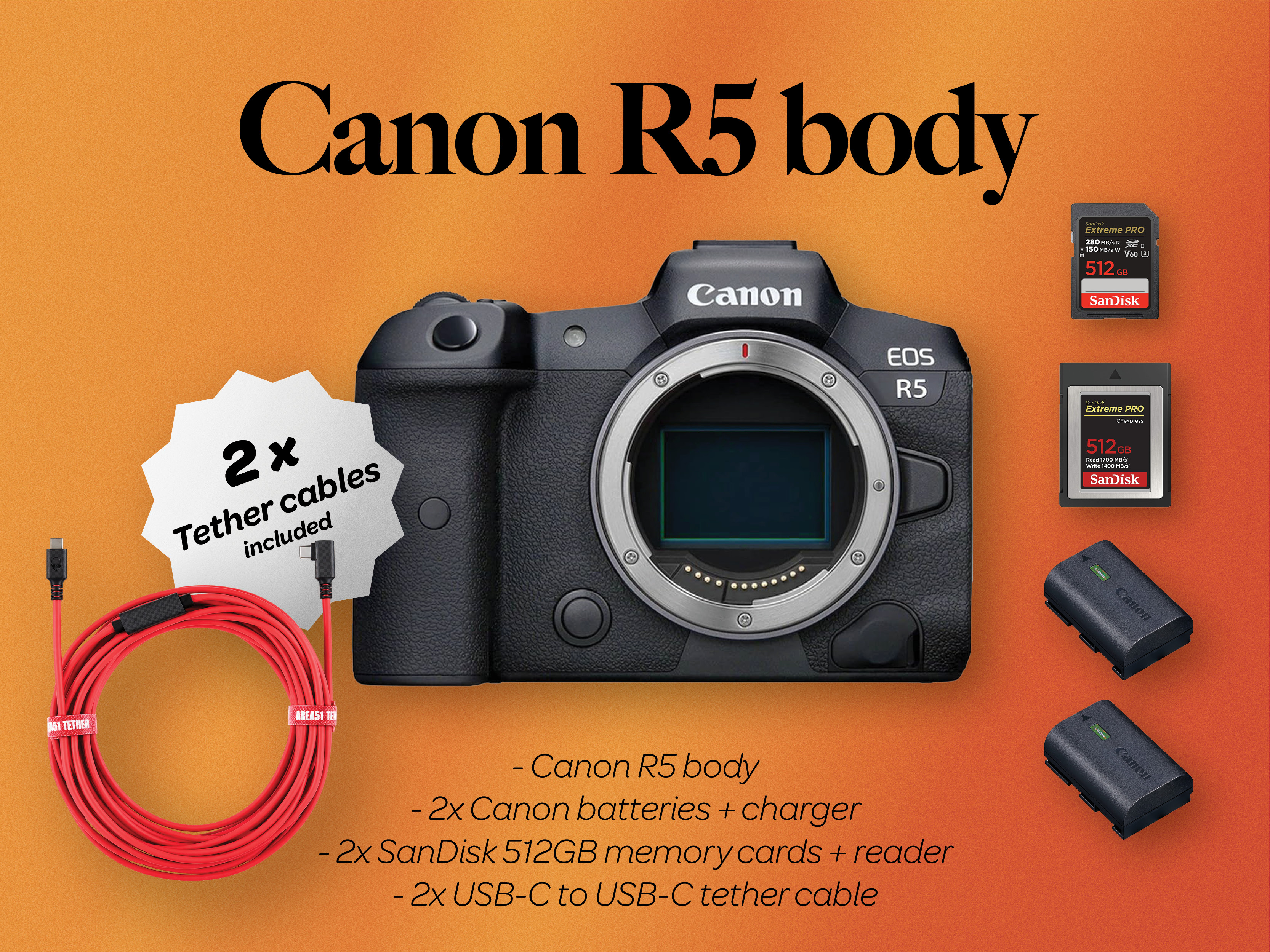 Canon r5 body