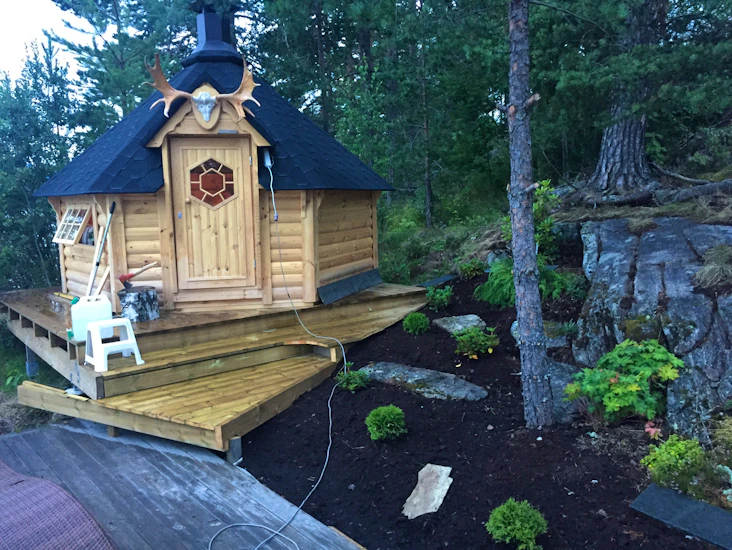 Grillhytte med 2 sengeplasser