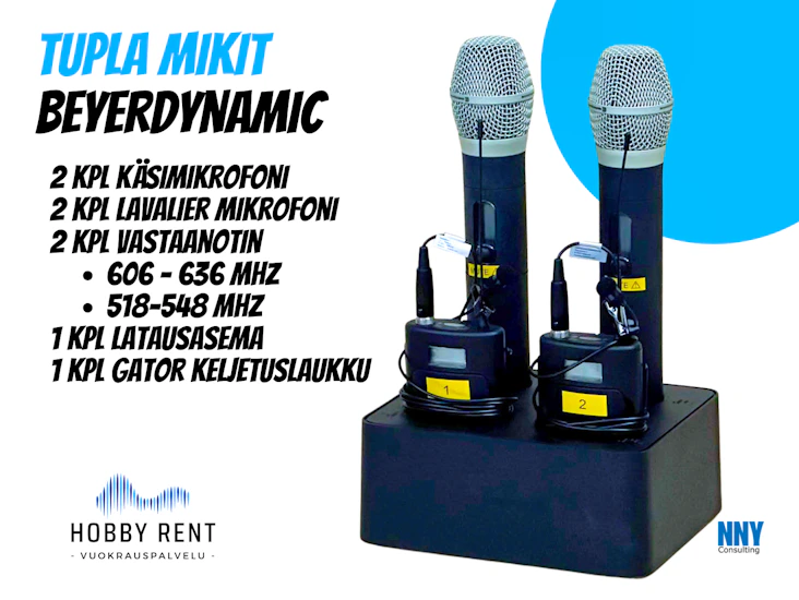 Langaton mikrofoni - beyerdynamic (setti)