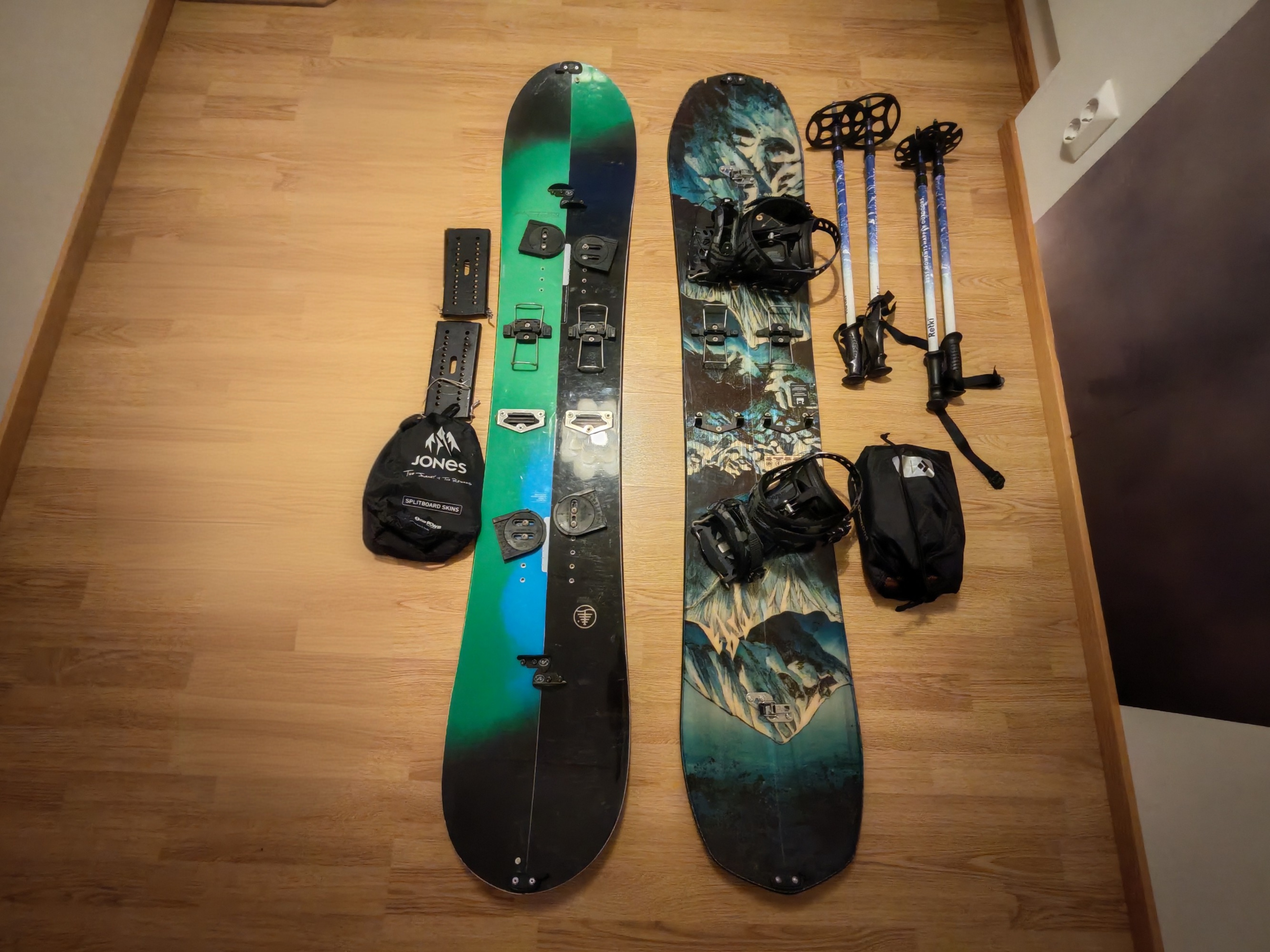 Duo splitboard -setti