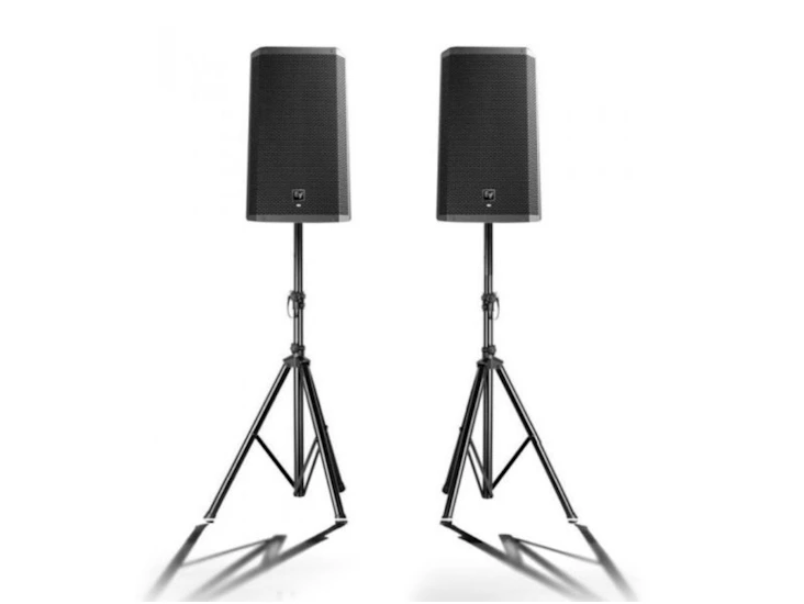 Högtalare ev zlx12p med stativ