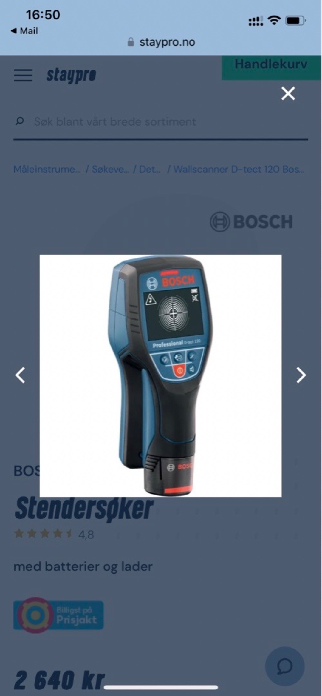 Bosch wallscanner d-tect 120