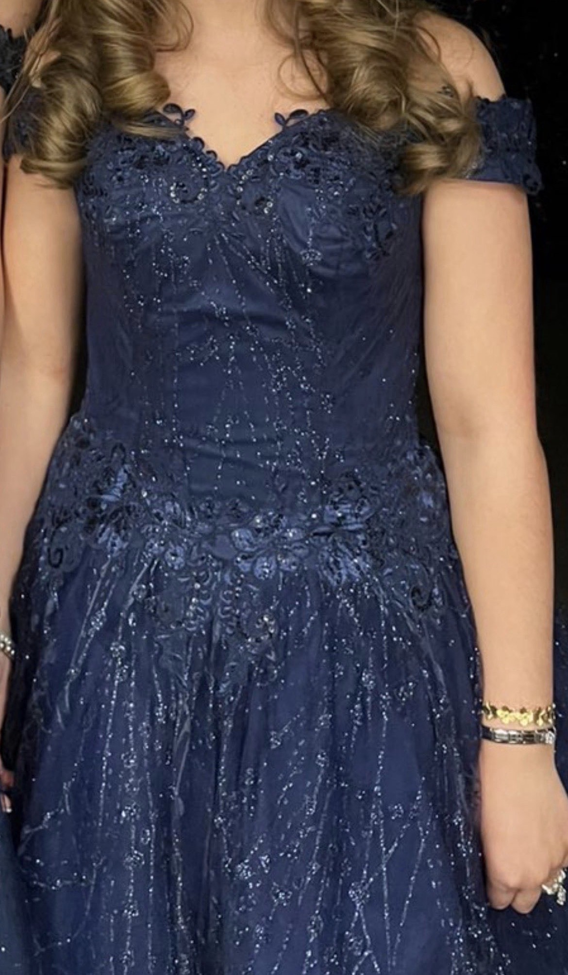 Ball kjøle mørk blå fra alexandra ritzi