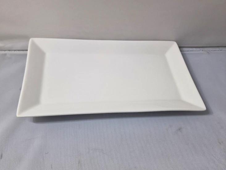 White ceramic salad tray serving dish x 3