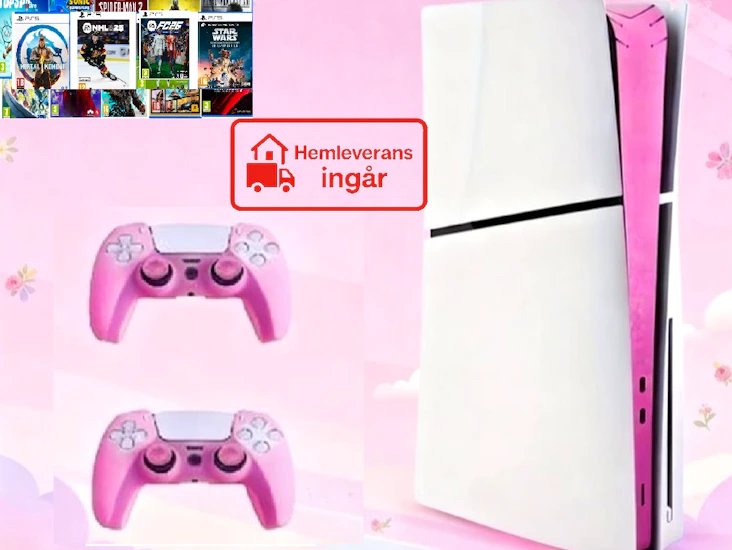 💖 ps5 slim pink edition paket-exklusiv spelupplevelse –