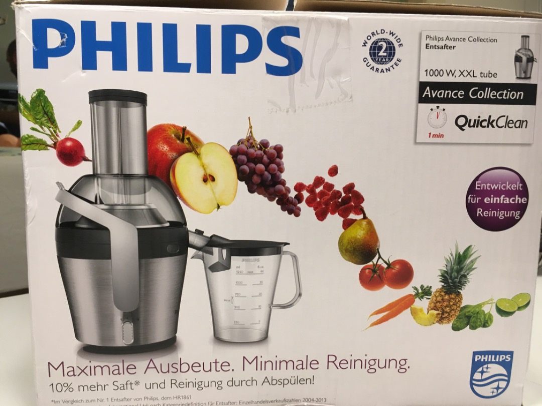 Råsaftscentrifug phillips 