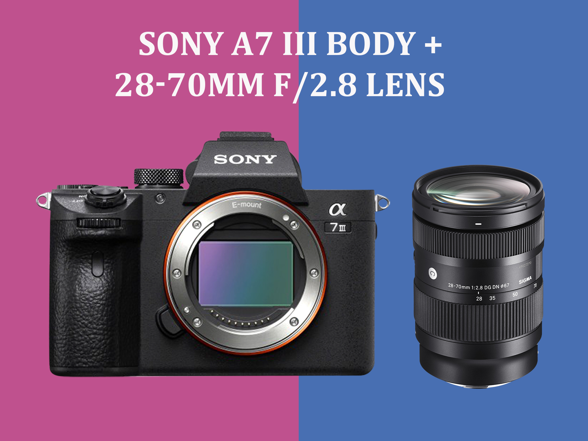 Sony a73  body & 28-70mm lens | sony a7iii , sony alpha , sony a7 iii