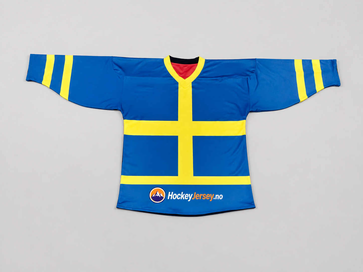 Reversible hockeydrakter til barn – norge mot sverige