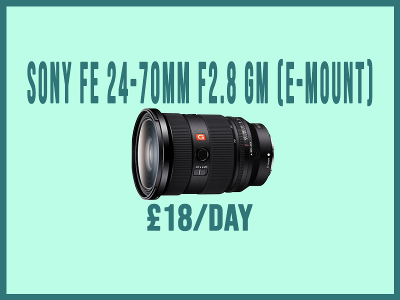 Sony fe 24-70mm f/2.8 gm lens
