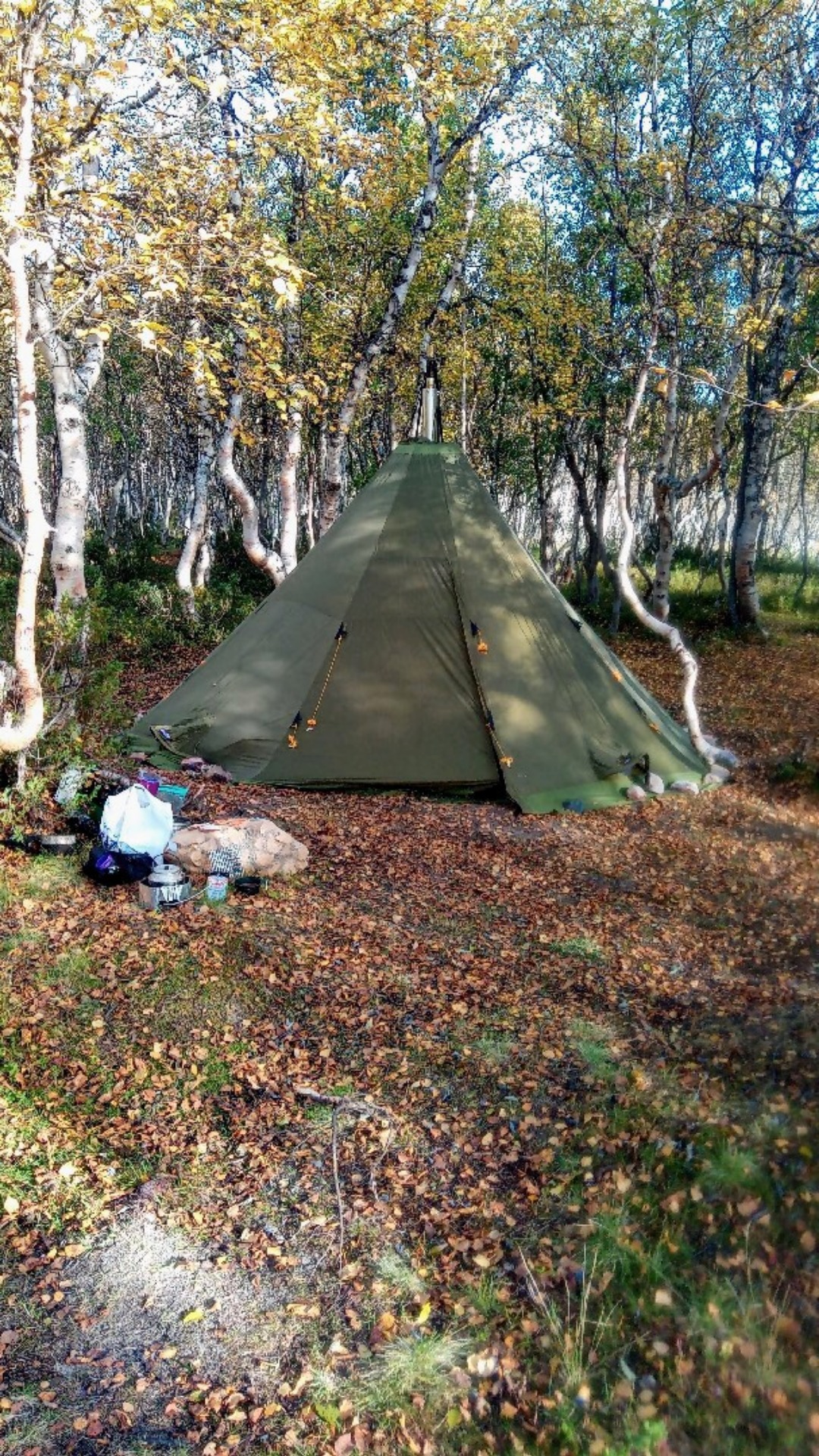 Helsport lavvo med bunnduk 