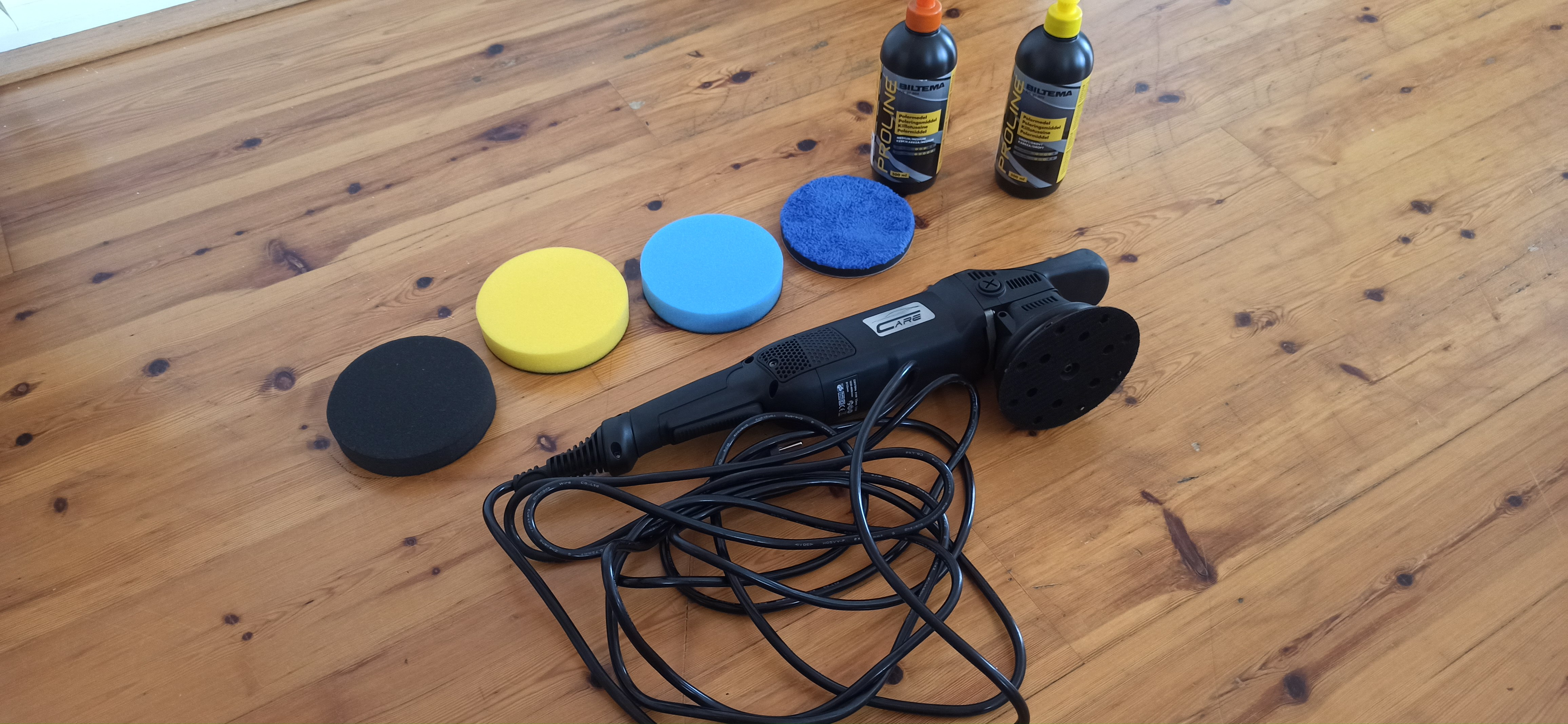 Care da poleringsmaskin leies ut