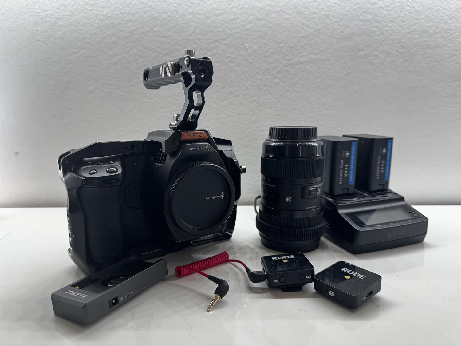 Blackmagic 6k pro / riggad för handhållet