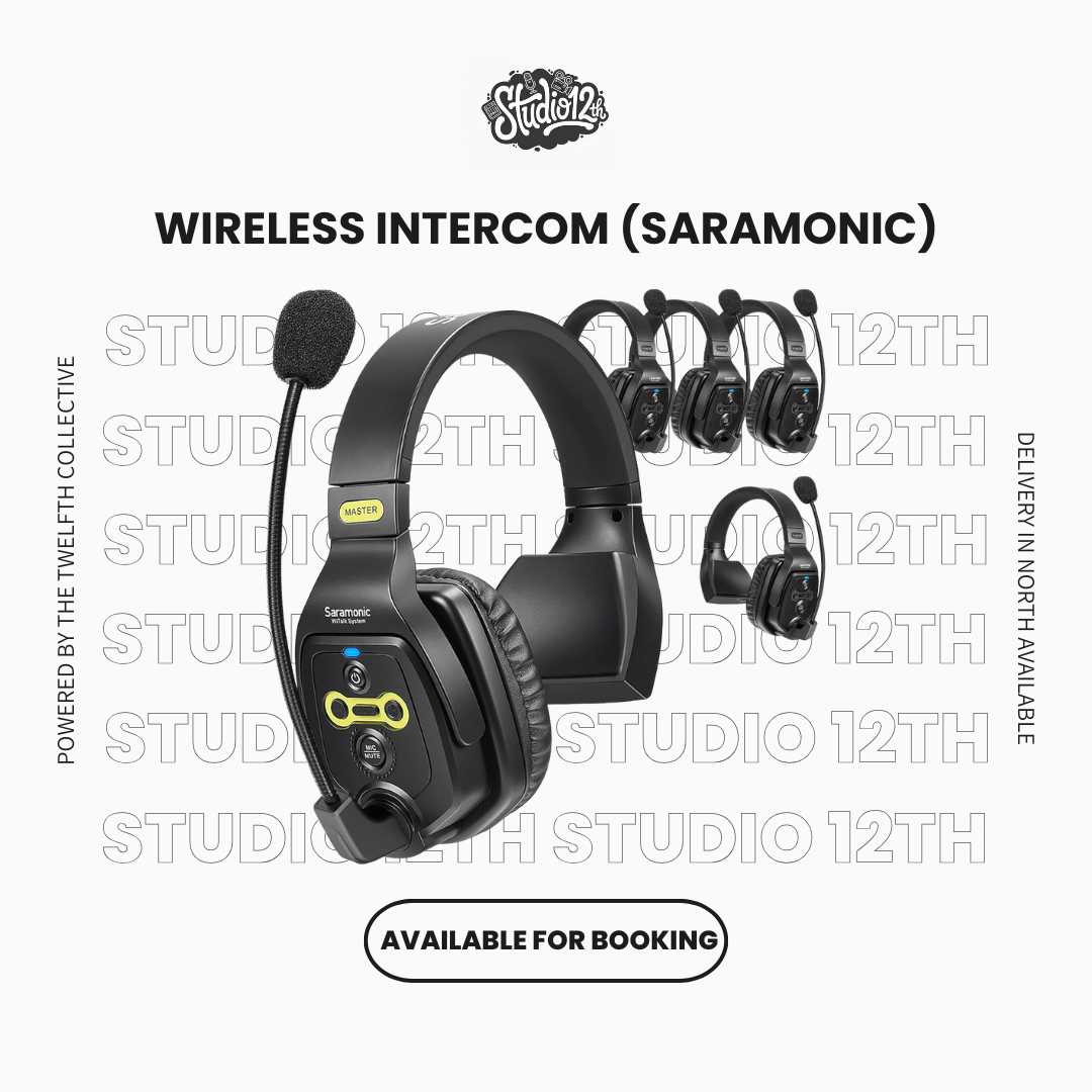 5 wireless intercom headset (saramonic comms)